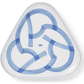 Royal Copenhagen Motif Trekantet Fad 23 cm