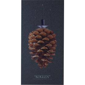 Akustikbillede Koglen, 9mm, 60x120cm, mørkegrå