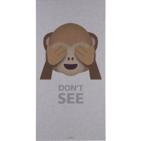 Akustikbillede Don´t See, 9mm, 60x120cm, lysegrå