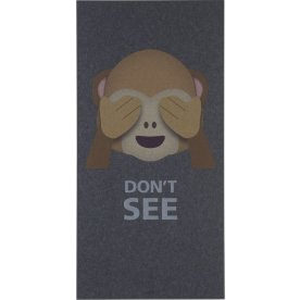 Akustikbillede Don´t See, 9mm, 60x120cm, mørkegrå