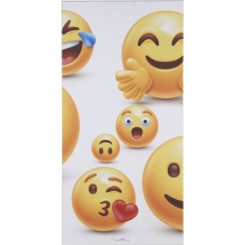 Akustikbillede Emoji I, 9mm, 60x120cm, hvid