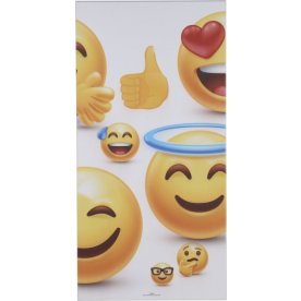 Akustikbillede Emoji II, 9mm, 60x120cm, hvid