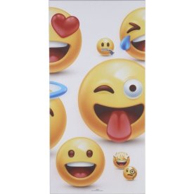 Akustikbillede Emoji III, 9mm, 60x120cm, hvid