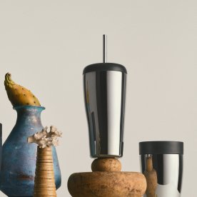Georg Jensen Sky Rejsekrus H24,6 cm, blank stål