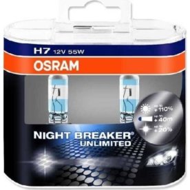 Osram bilpære Night Breaker duobox H7 12 V 2 stk