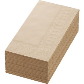 Duni Middagsserviet, 1/8, natural brown, 300 stk