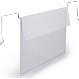Durable Lagerlomme m/wire og foldeflap A5, 50 stk.