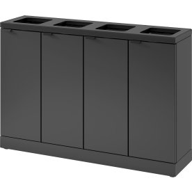 Bica Basic 878 Affaldsstation, 4x45 L, Antracit