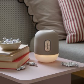 Kreafunk Glowie Lampe/Højtaler, ivory sand
