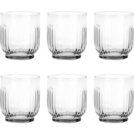 Aida Mosaic riflet drikkeglas, 6pk, klar, 33cl