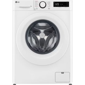 LG Vaskemaskine 9 KG, A, hvid
