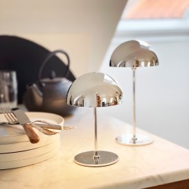 Dyberg Larsen ALONG LED Bordlamper, krom, 2 stk