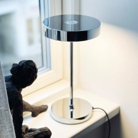 Dyberg Larsen Starlight Bordlampe, krom