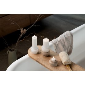 UYUNI LED bloklys H7,5 cm, Nordic White