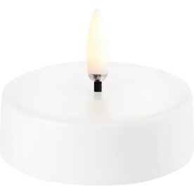 UYUNI LED fyrfadslys maxi, genopladelig, hvid