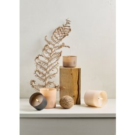 UYUNI LED lys i glas H6 cm, Vanilla