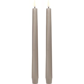 UYUNI LED stagelys H25 cm, Sandstone, 2 stk