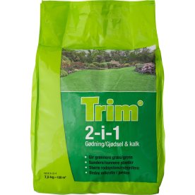 Trim 2-i-1 Gødning og kalk, 7,5 kg.