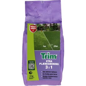 Trim 3-i-1 Xtra plænegødning, 8 kg.