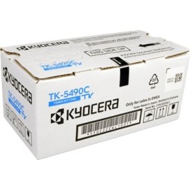 Kyocera TK-5490C Lasertoner, 2,4K, Cyan