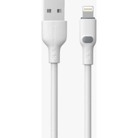 Powertrend Ladekabel USB-A til Lightning, 1m, hvid