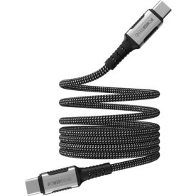 Powertrend magnetisk ladekabel USB-C til USB-C