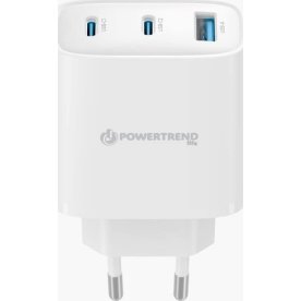 Powertrend 230V USB-Oplader 45W, hvid