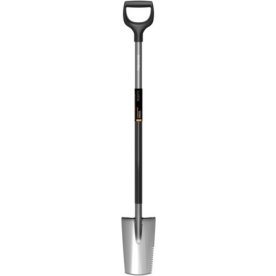 Fiskars Ergonomic Staudespade, grå, 123 cm.