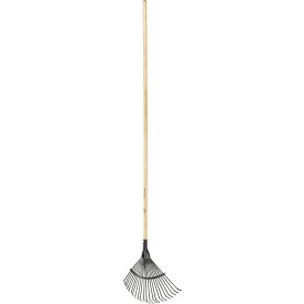 Fiskars Solid Løvrive flade td., stål/træ, 182 cm.