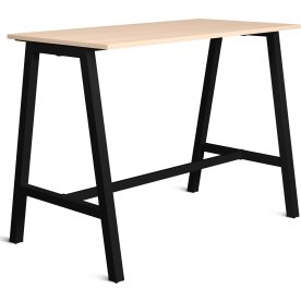Talk Højbord, sort stel/eg laminat, 140x70 cm