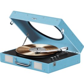 MIXX Vinylpladeafspiller Revival 65 Stereo, Blå