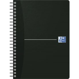 Oxford Smart Black Spiralbog A5 | Kvadreret