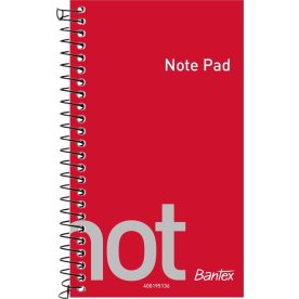 Bantex Not Spiral Notesbog, 130x76 mm