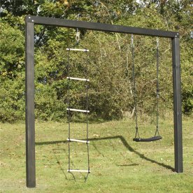 NORDIC PLAY Arthur gyngestativ m/gynge & reb, sort
