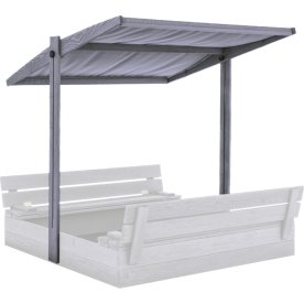 NORDIC PLAY Justerbart tag til sandkasse, grå