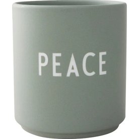 Design Letters Favourite Cups Kop "Peace", grøn