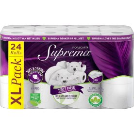 Toiletpapir, 3-lags, 72 ruller