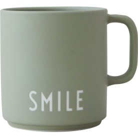 Design Letters Favourite Kop m/hank Smile, grøn