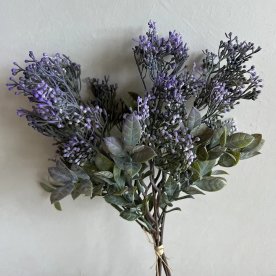 La Vida Kunstig blomst, bundt, lilla, H35 cm
