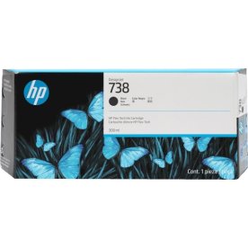 HP 738 DesignJet blækpatron, 300 ml, sort