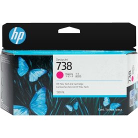 HP 738 DesignJet blækpatron, 300 ml, magenta