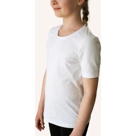 Swedish Posture T-shirt Børn Alignment, hvid, XXS