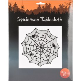 Halloween Borddug m. Spindelvævsmønster