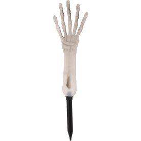 Glow-in-the-dark Skeletarm m. Jordspyd, 29 cm