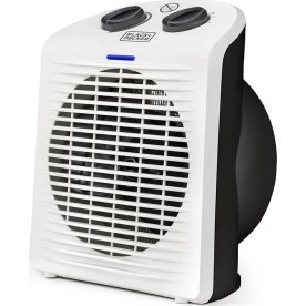 BLACK+DECKER 2000W Varmeblæser, hvid