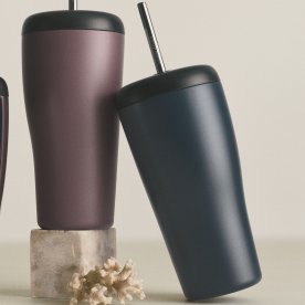 Georg Jensen Sky Rejsekrus H24,6 cm, blå