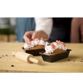 Blomsterbergs Mini-brødformsæt m. Kagerulle 3 Dele