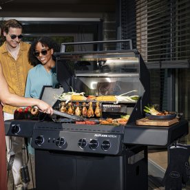 Gasgrill Rösle AllFlame Hero 4 Vario+, sort