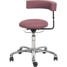 Saturn Plus Stol, Rosa, Stof, 45-58 cm, Alu