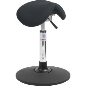Mini Sadelstol, Sort, Stof, 53-72 cm, Sway